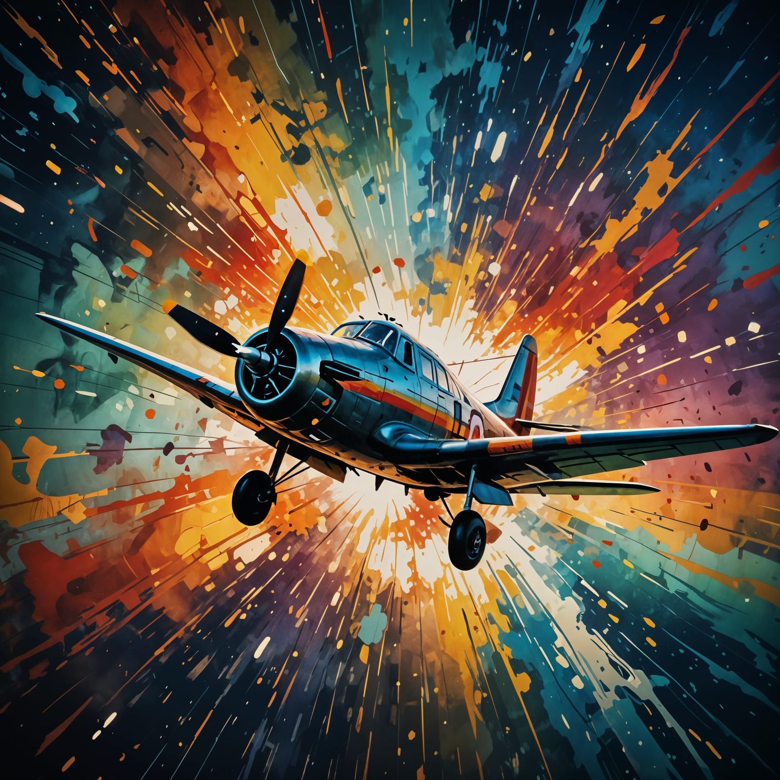 Epic Cinematic Masterpiece: Airplane Transcends Reality