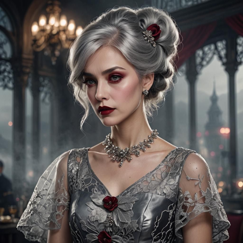 Glamorous Woman in Fantasy Concept Art