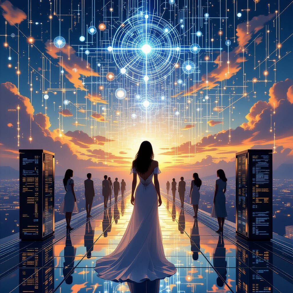 Digital Ascension: A Fusion of Art Styles in 8K