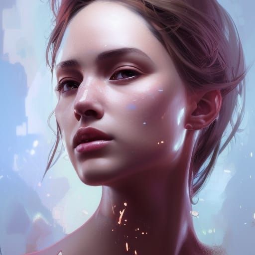 Detailed Portrait with Dynamic Lighting