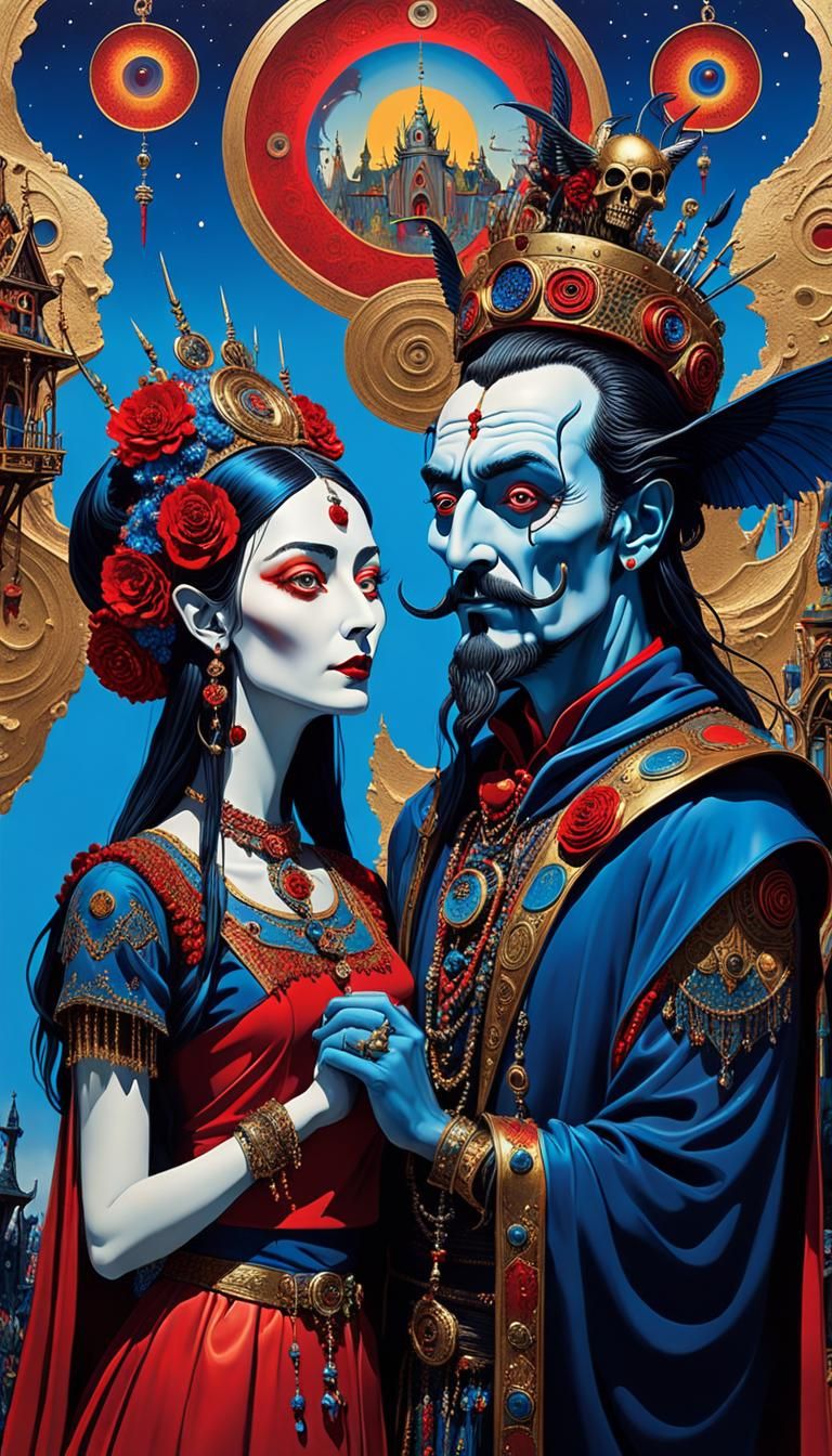 Surreal Marriage: Baba Yaga and Asmodeus