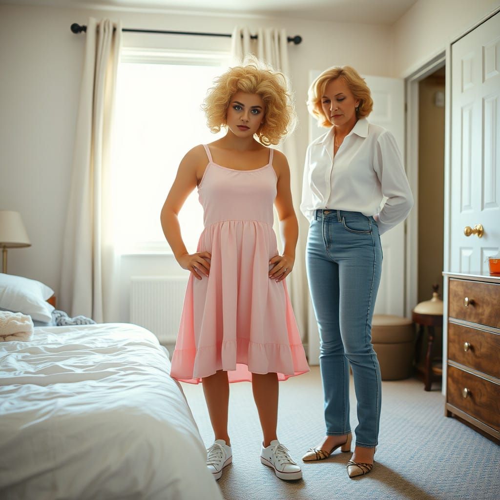 Strict 1990s Mother Forces Son to Dress as 90s Girl in Bedro...