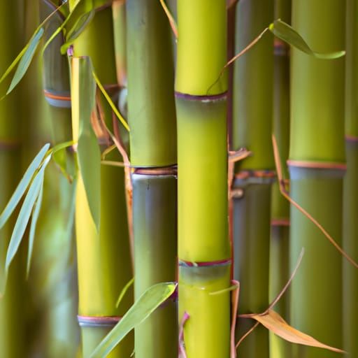 Lush Green Bamboo Grove