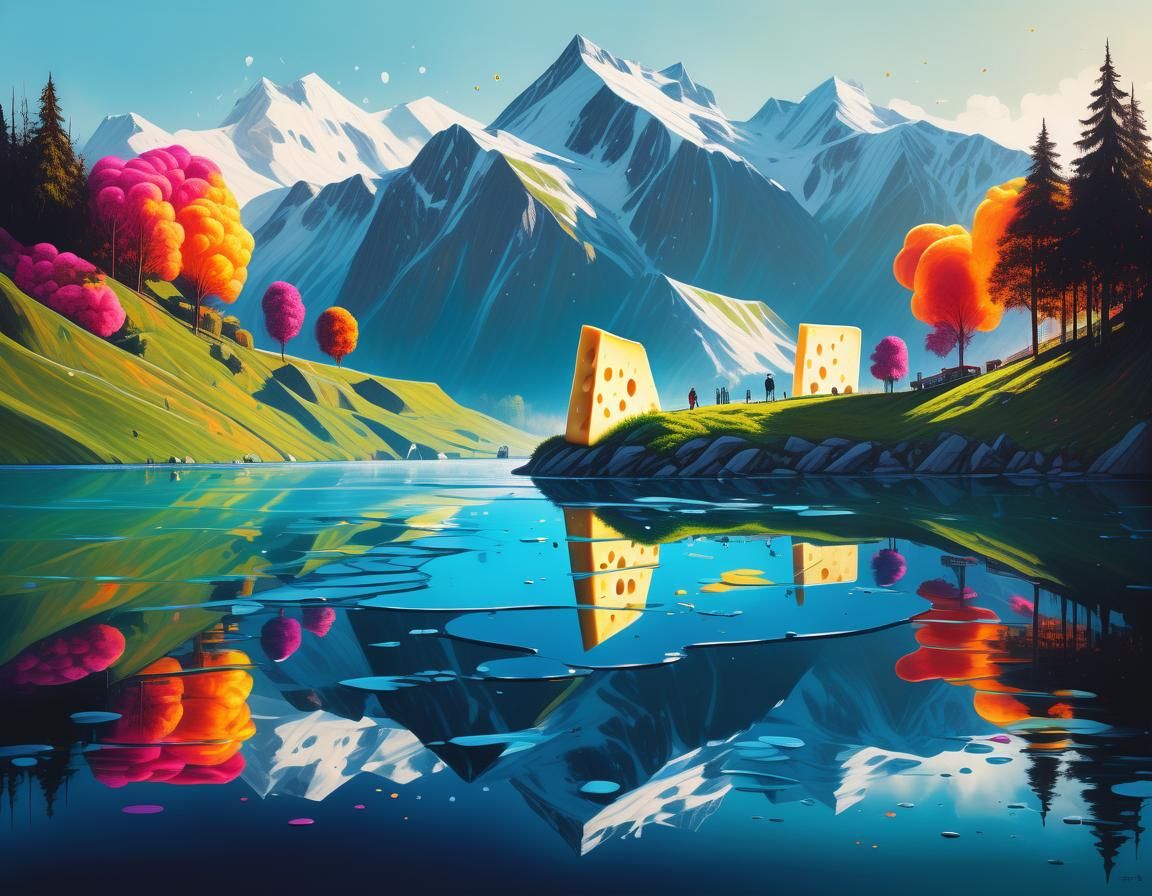 Mouse Town on Cheese Mountain: Graffiti Art