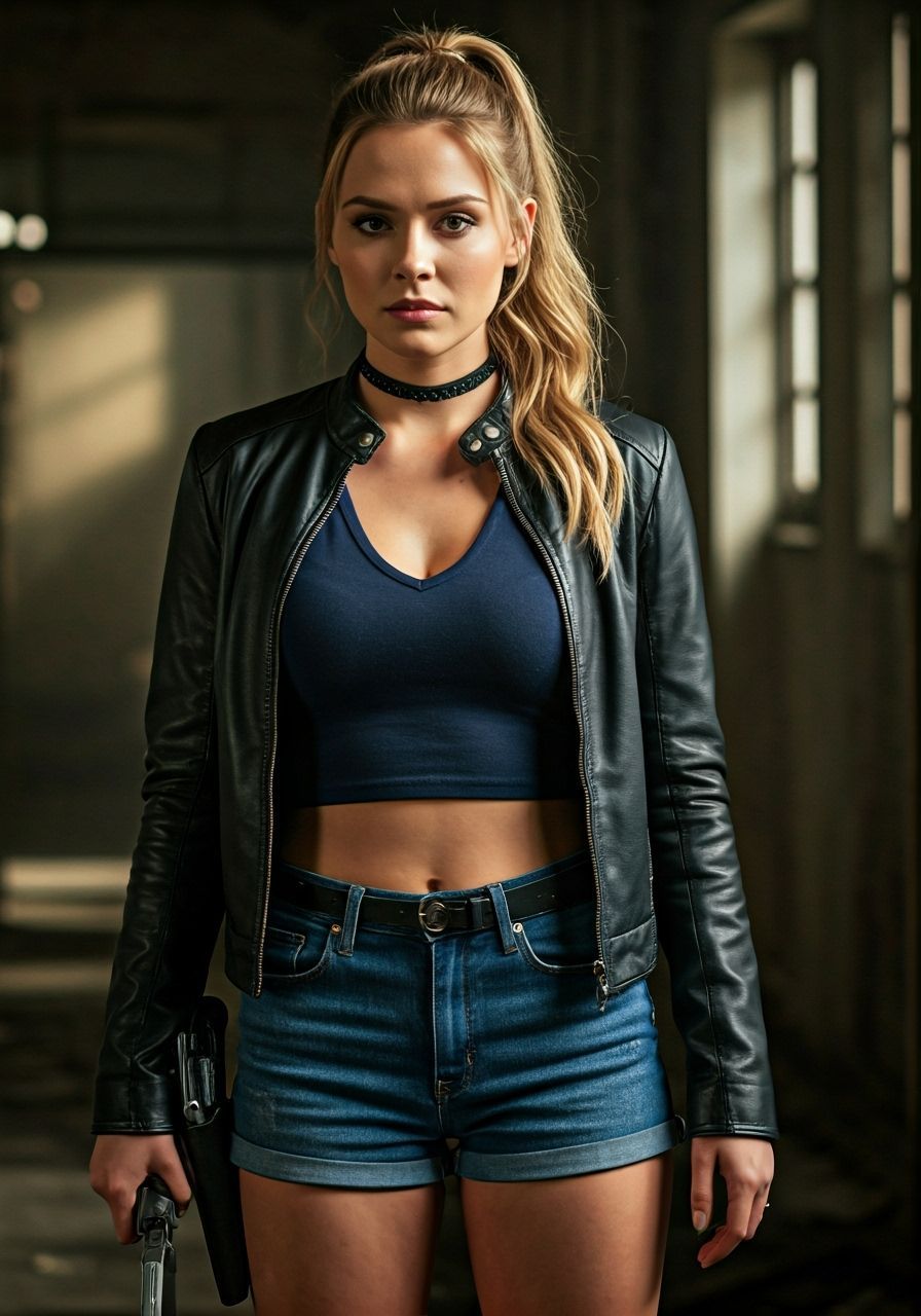 Supernatural Hunter Lyanna Winchester in Abandoned Building