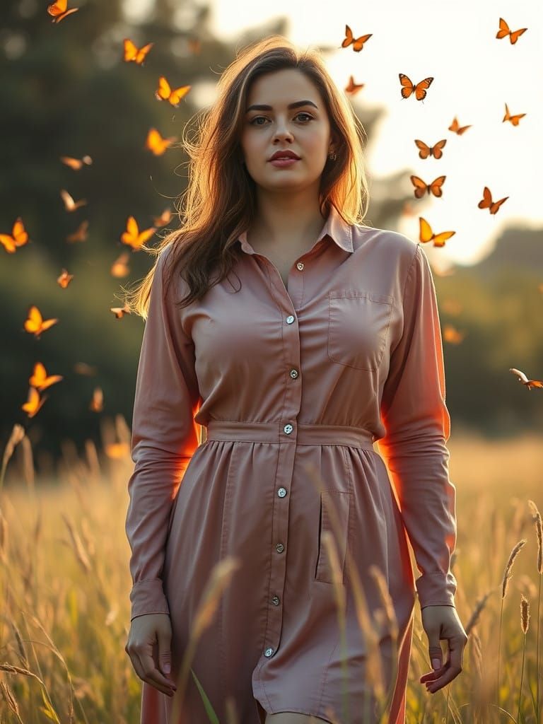 Garden Goddess in Whimsical Bloom