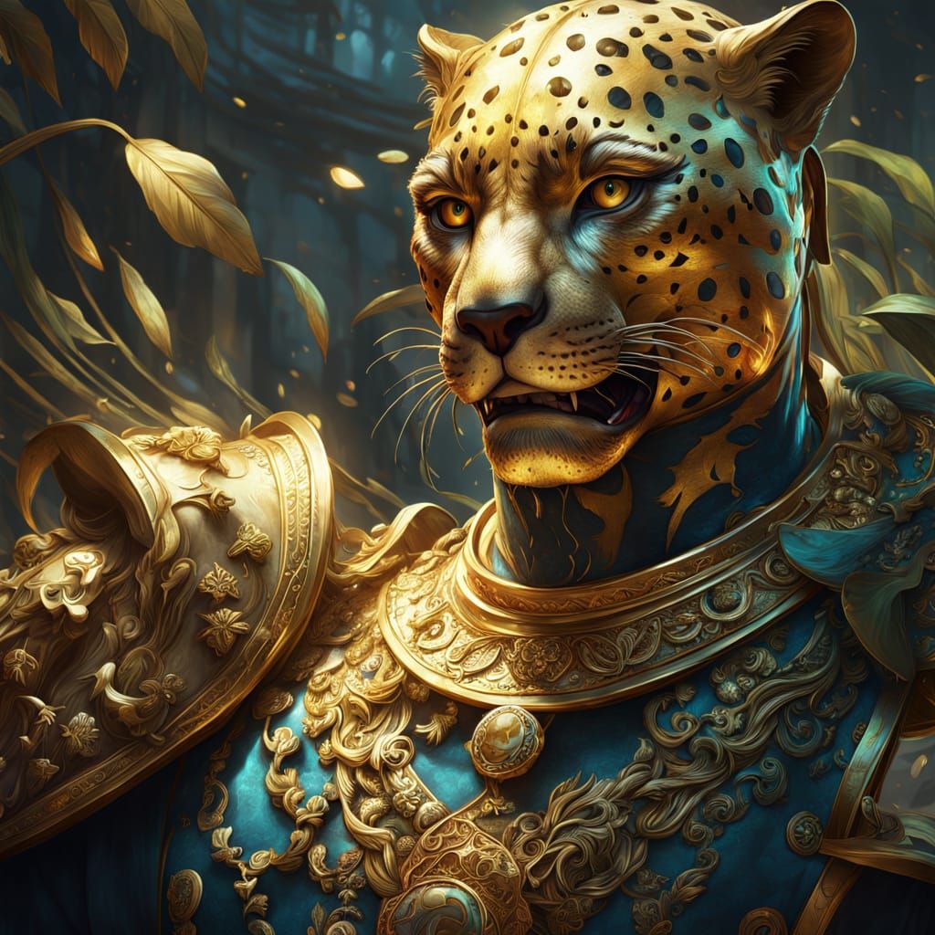 Jaguar Ready to Pounce on Conquistadors in El Dorado