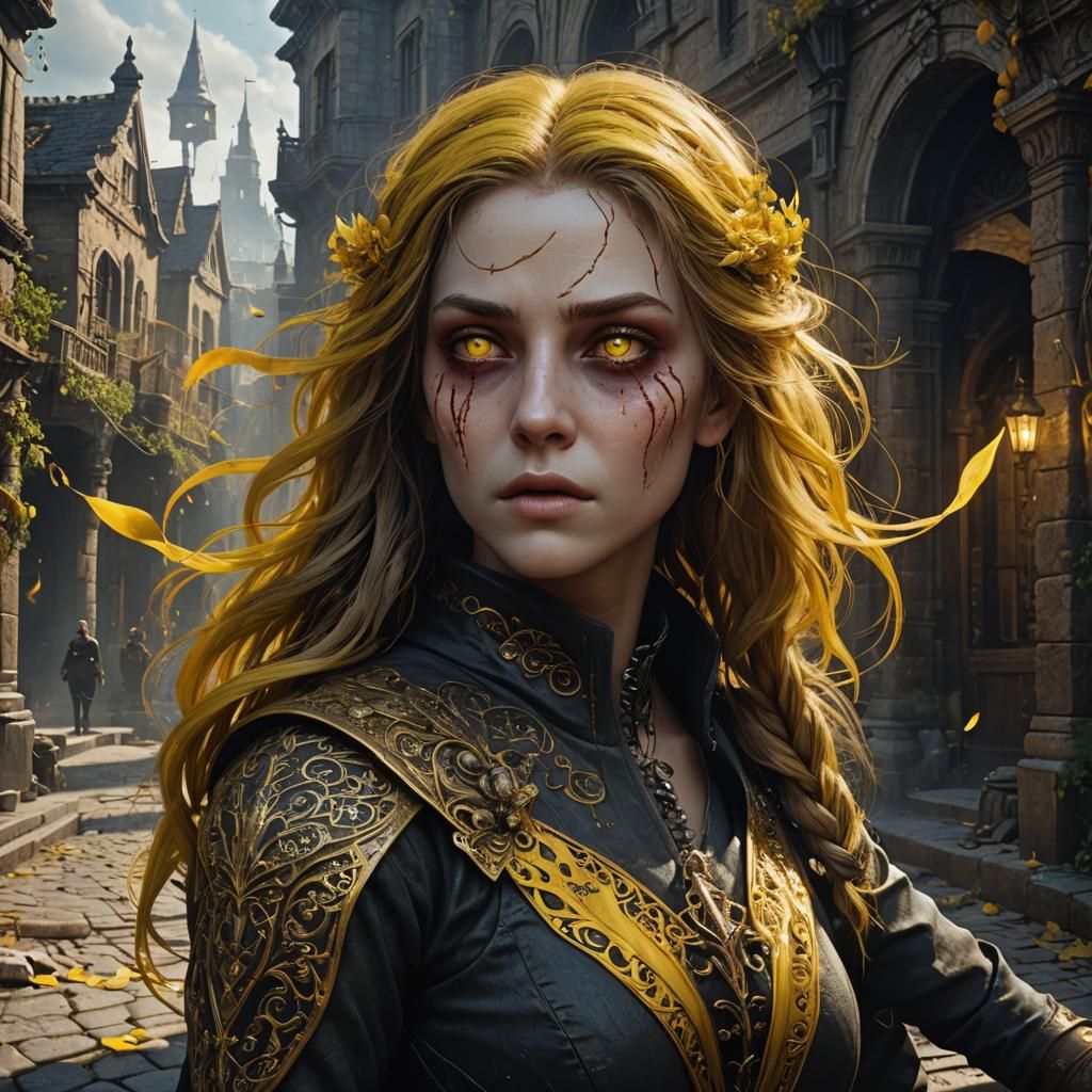 Soul Thief Lady: Detailed Fantasy Concept Art