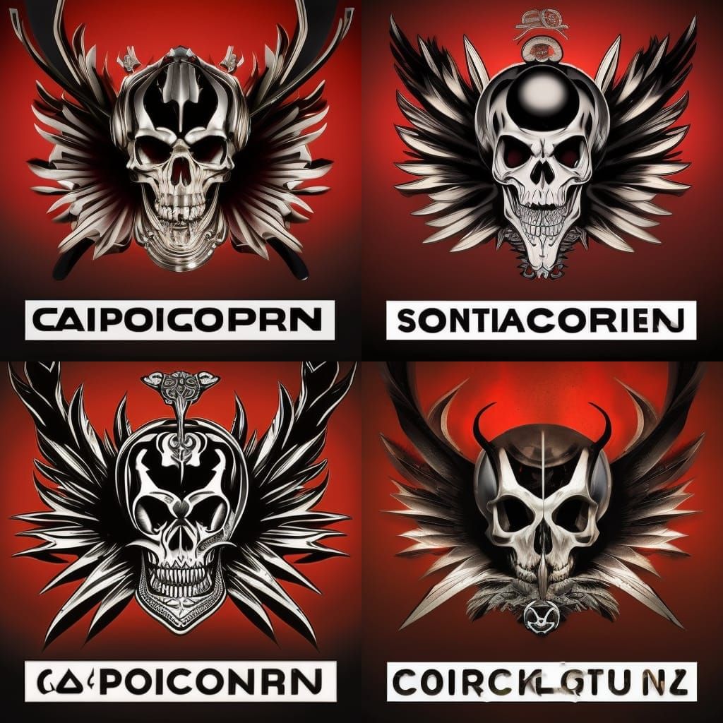 Frog Skeleton Dances with Flames: Cyberpunk Album Art