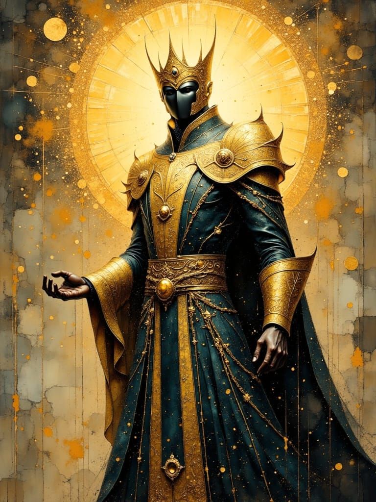 Lord of Light in Mystical Realism Style