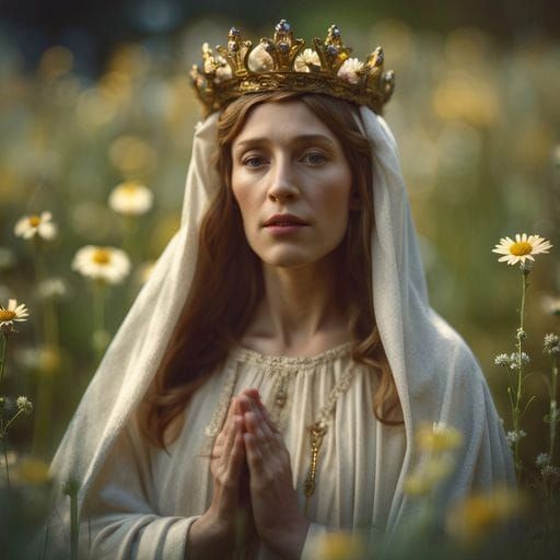 Swallows Soaring in Azure Sky: Religious Symbolism