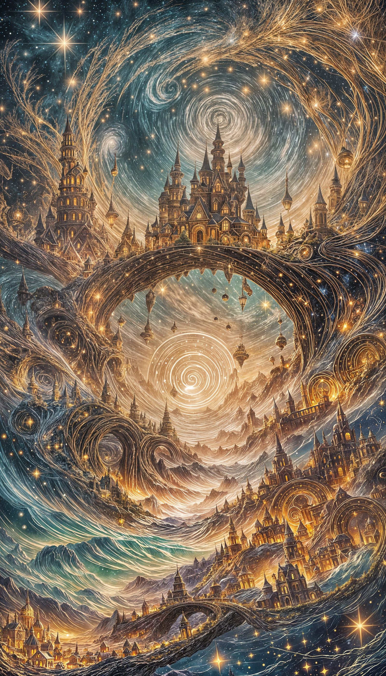 Story Weather, Starry Night Sky Style