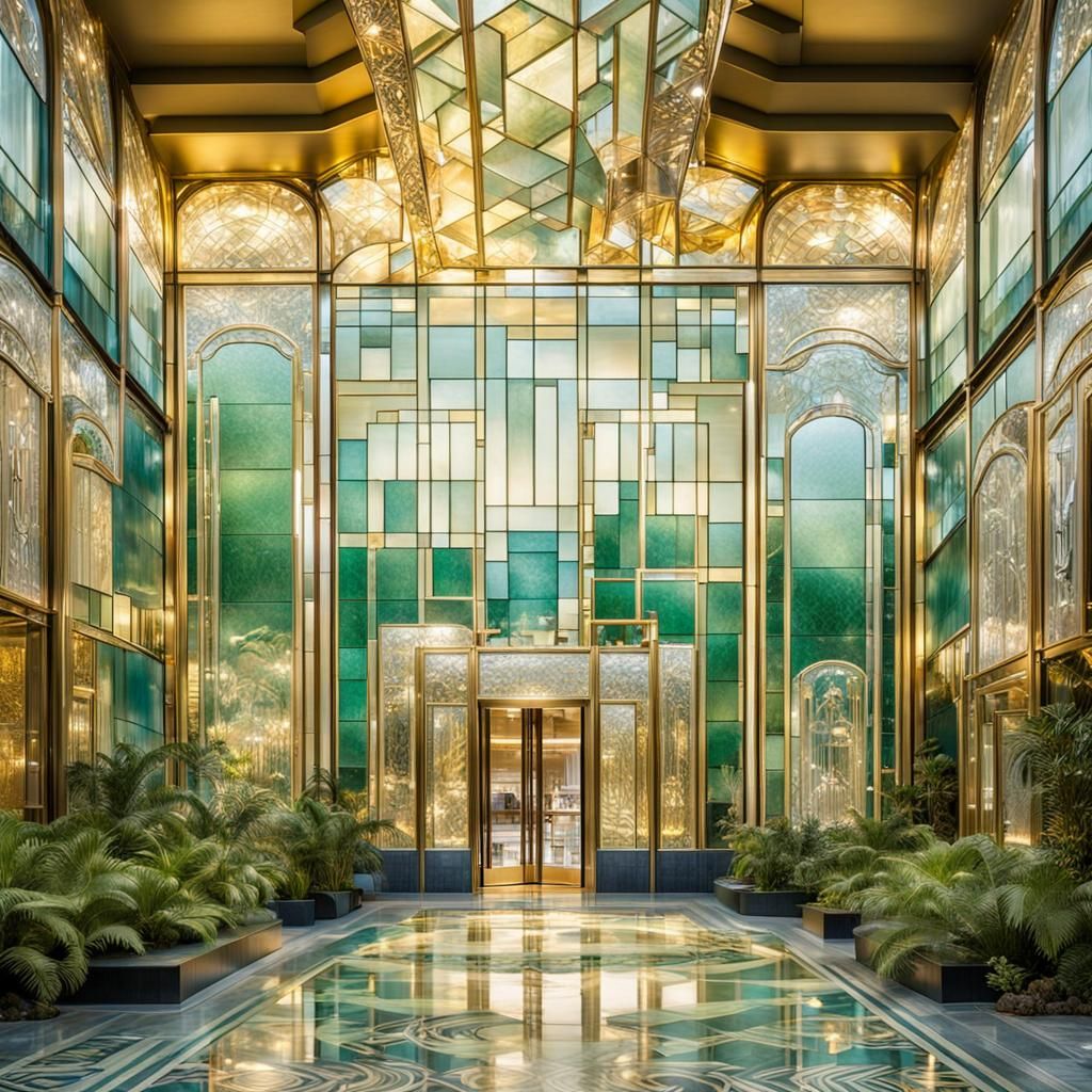 Art Deco Glass Museum by River