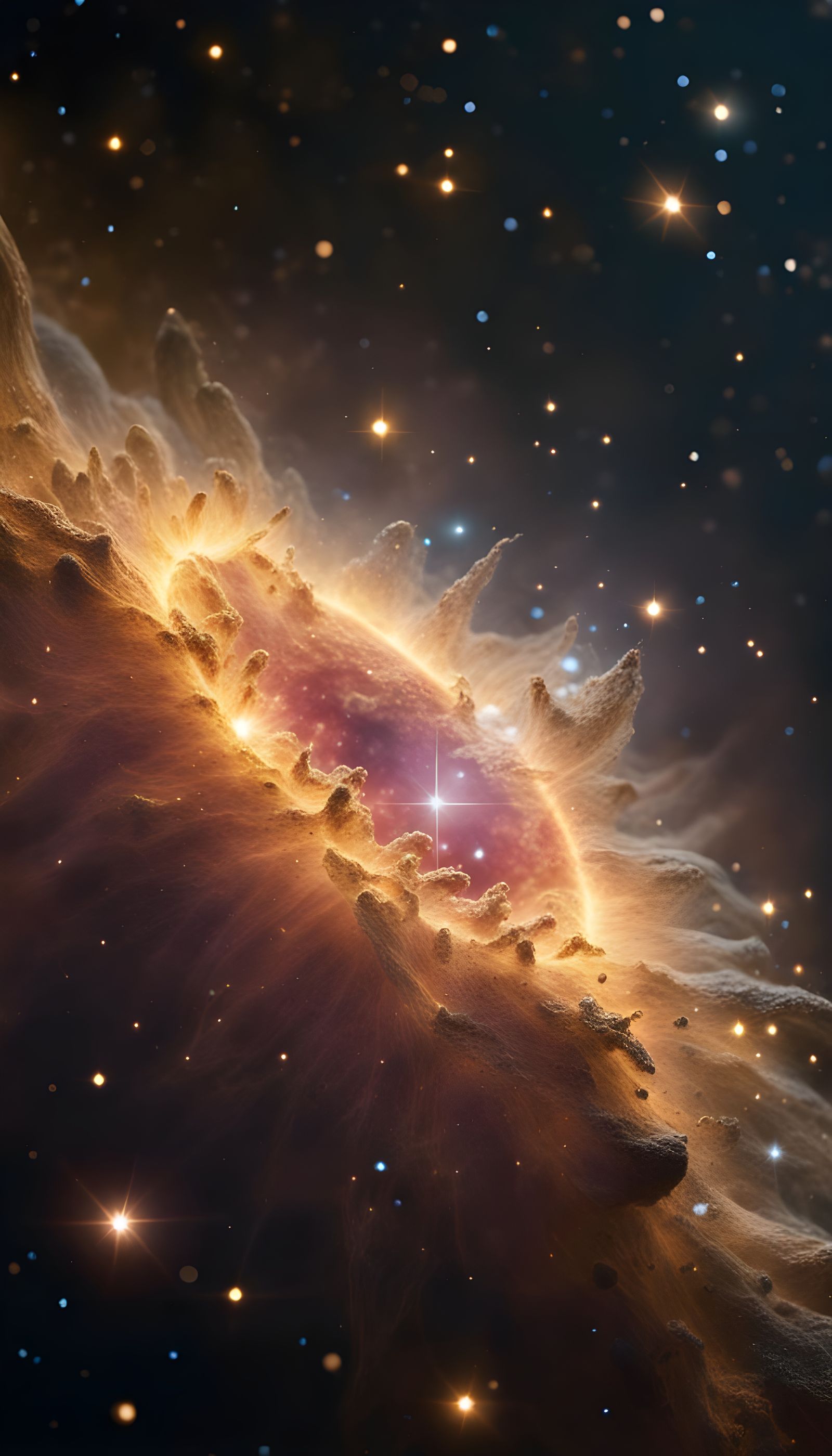 Celestial Dance of Galaxies and Stellar Birth