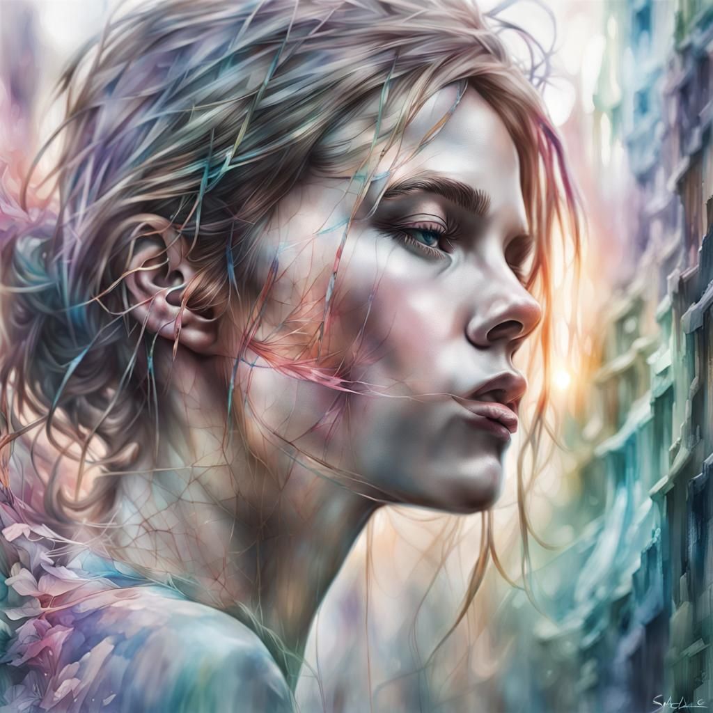 Pastel Dreamscape in Hyper-Detailed Digital Illustration