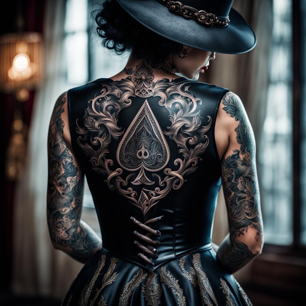 Queen of spades tattoo