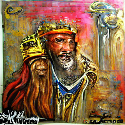 King Solomon on His Throne: A Digital Rendering