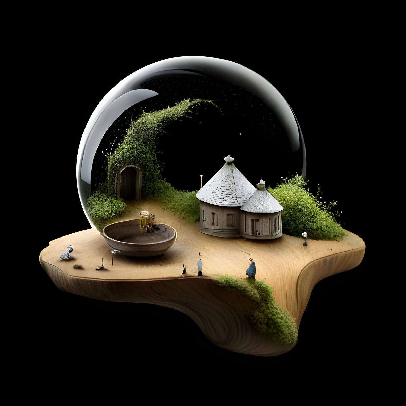 Charming Miniature Village Inspired by Samorost