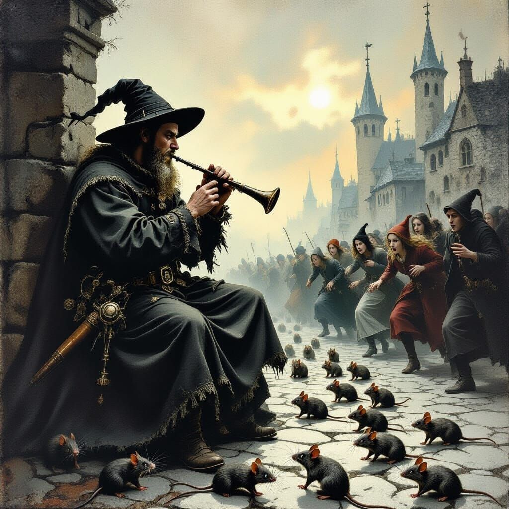 Pied Piper's Gothic Romantic Rat Invasion