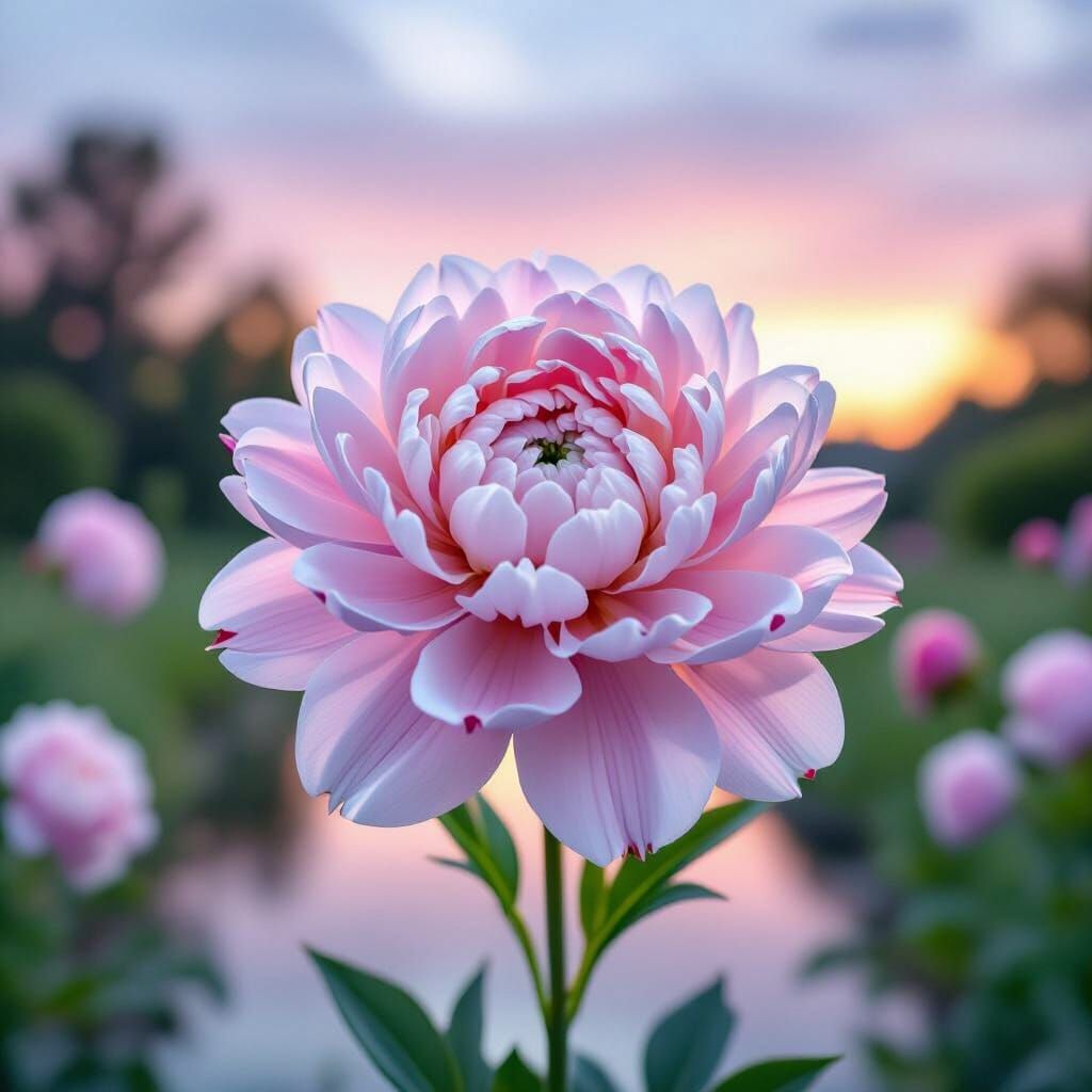 Ice Cream to Peony: Hyperdetailed Digital Art