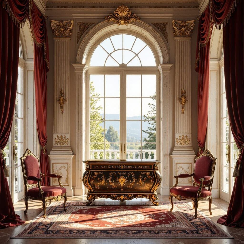 Renaissance Interior Design with Palladian Window
