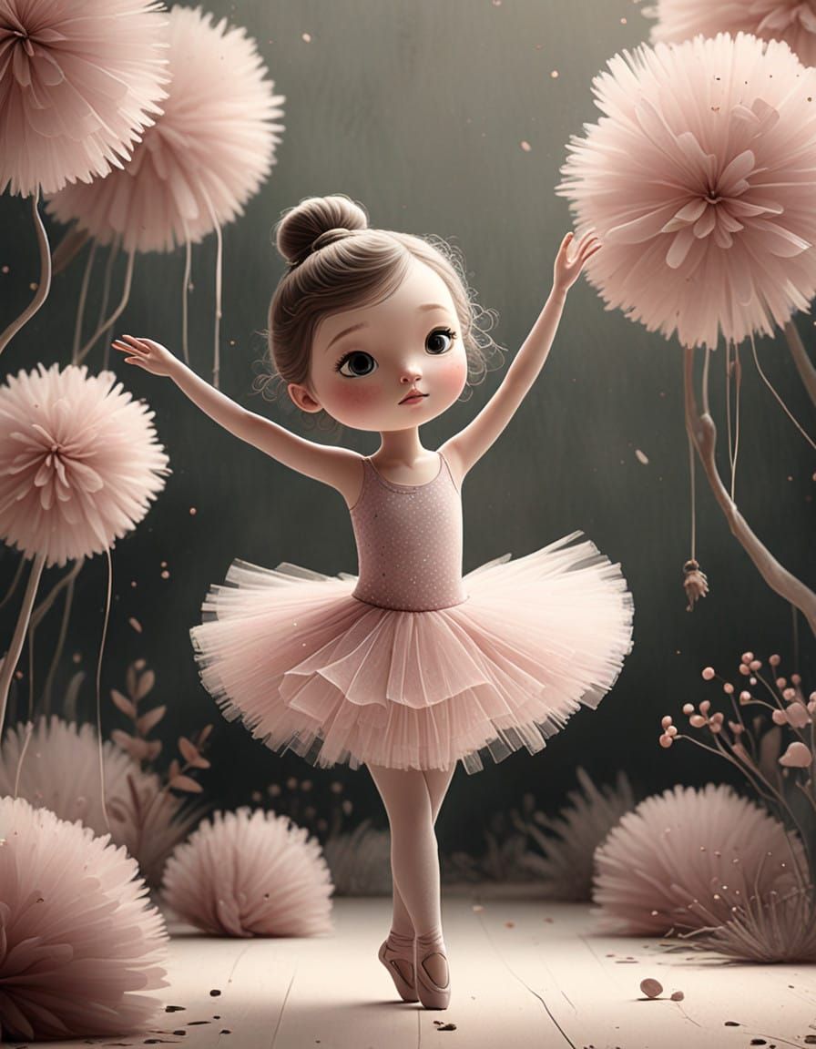 Charming [Ballerina], in a pink tutu