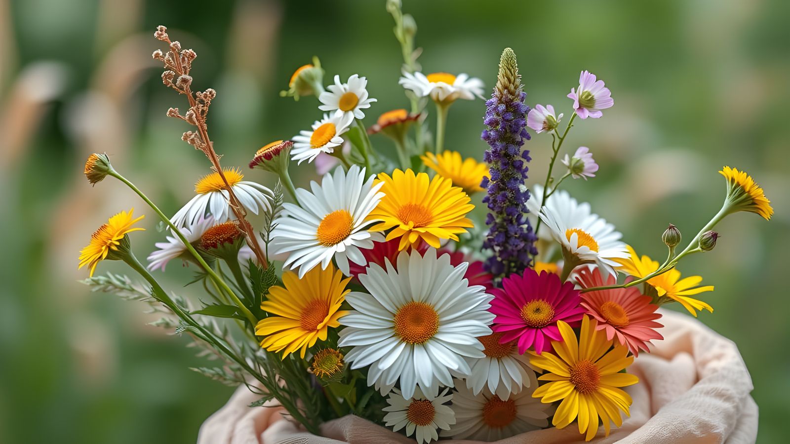 Morning Bouquet in Nature's Tranquility