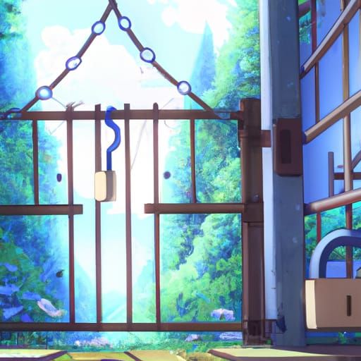 Anime Key Visual in Studio Ghibli Style