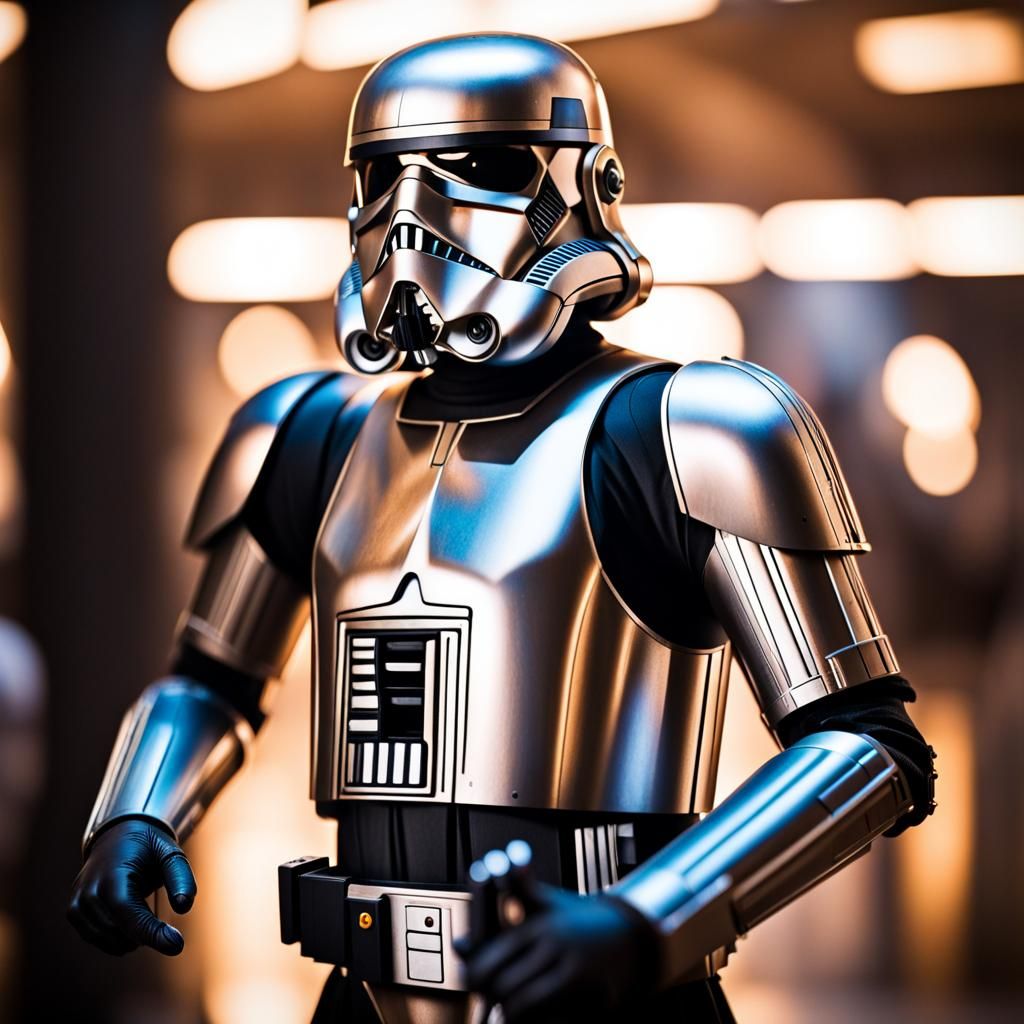 Star Wars Inspired Scene with Bokeh