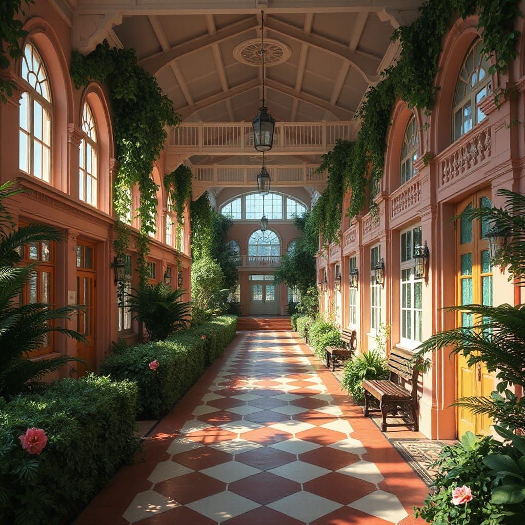 Dream School in Whimsical Fantasy Style