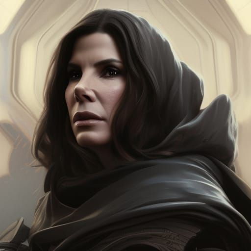 Jedi Knight Portrait in Hyperdetailed Digital Art