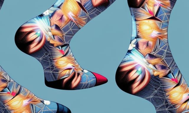 Intricate Sock Pile with Fractals and Starstuff