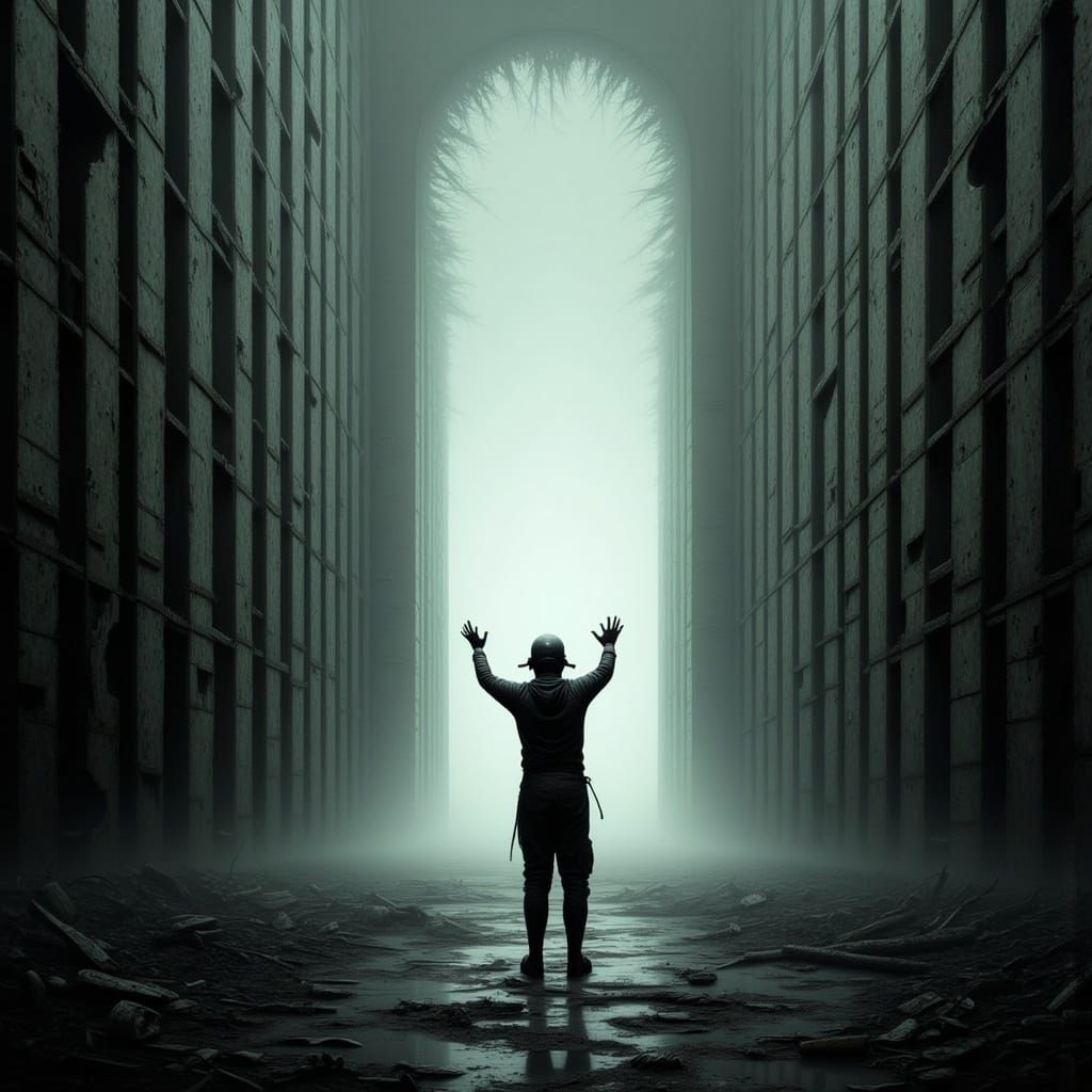 Hallway Maze: Disorientation in a Post-Apocalyptic Landscape