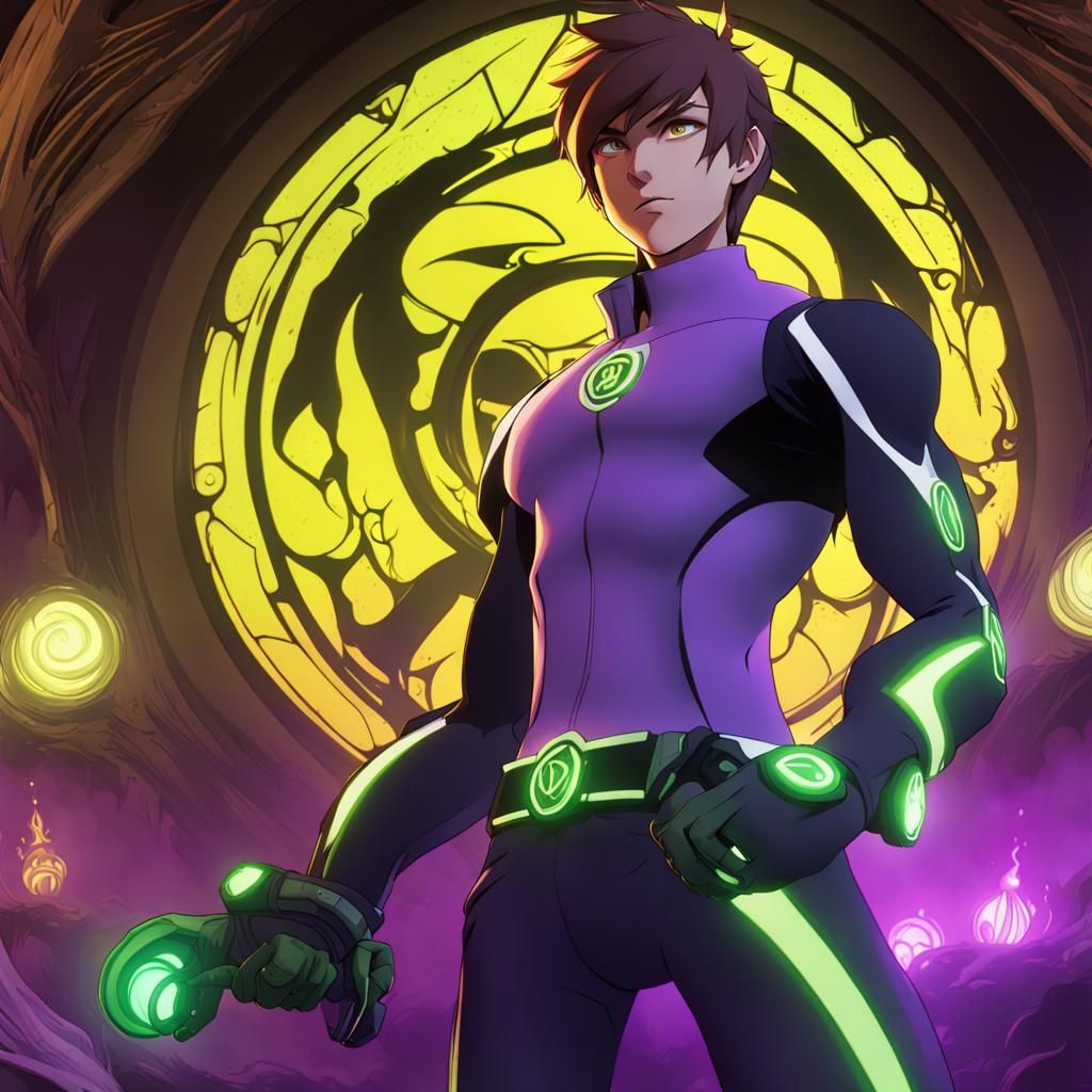Anime Ben 10 Dark Fantasy Concept Art