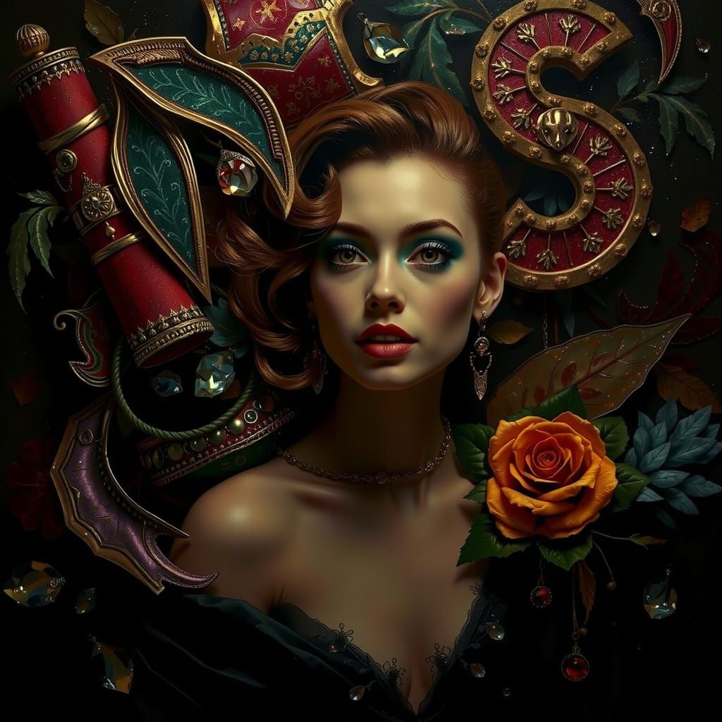 Hyperrealistic Maximalist Sculpture with Vivid Colors