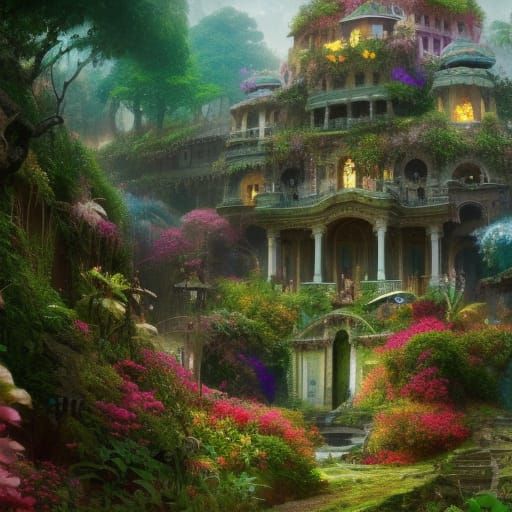 Fae Magic Transforms a Lush Country Town