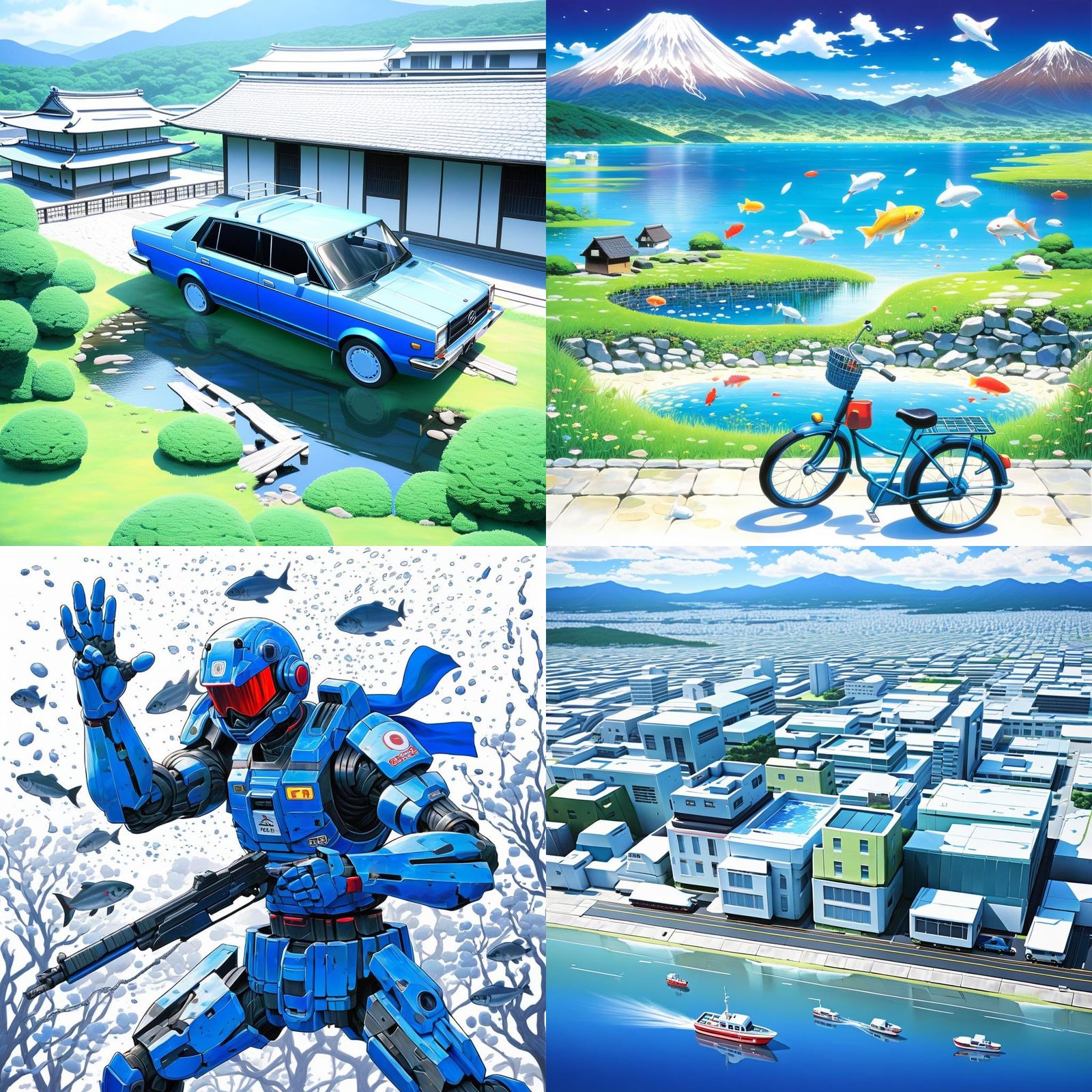 Dynamic Character Art in Manga Style