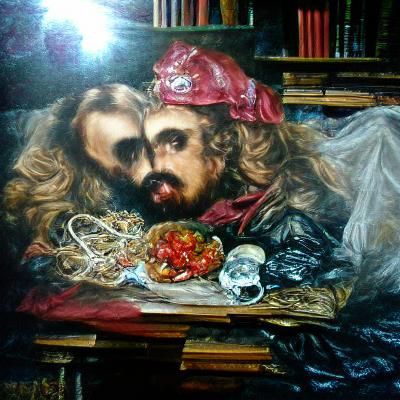 Dramatic Historical Painting in Matejko Style