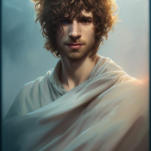 Detailed Portrait of Kvothe in Digital Art Style