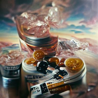 Rockstar in Ecstasy: Oil Painting Style