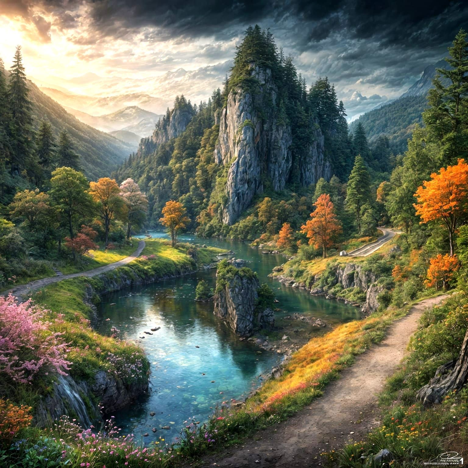 Mystical Beauty: A Magnificent Nature Landscape