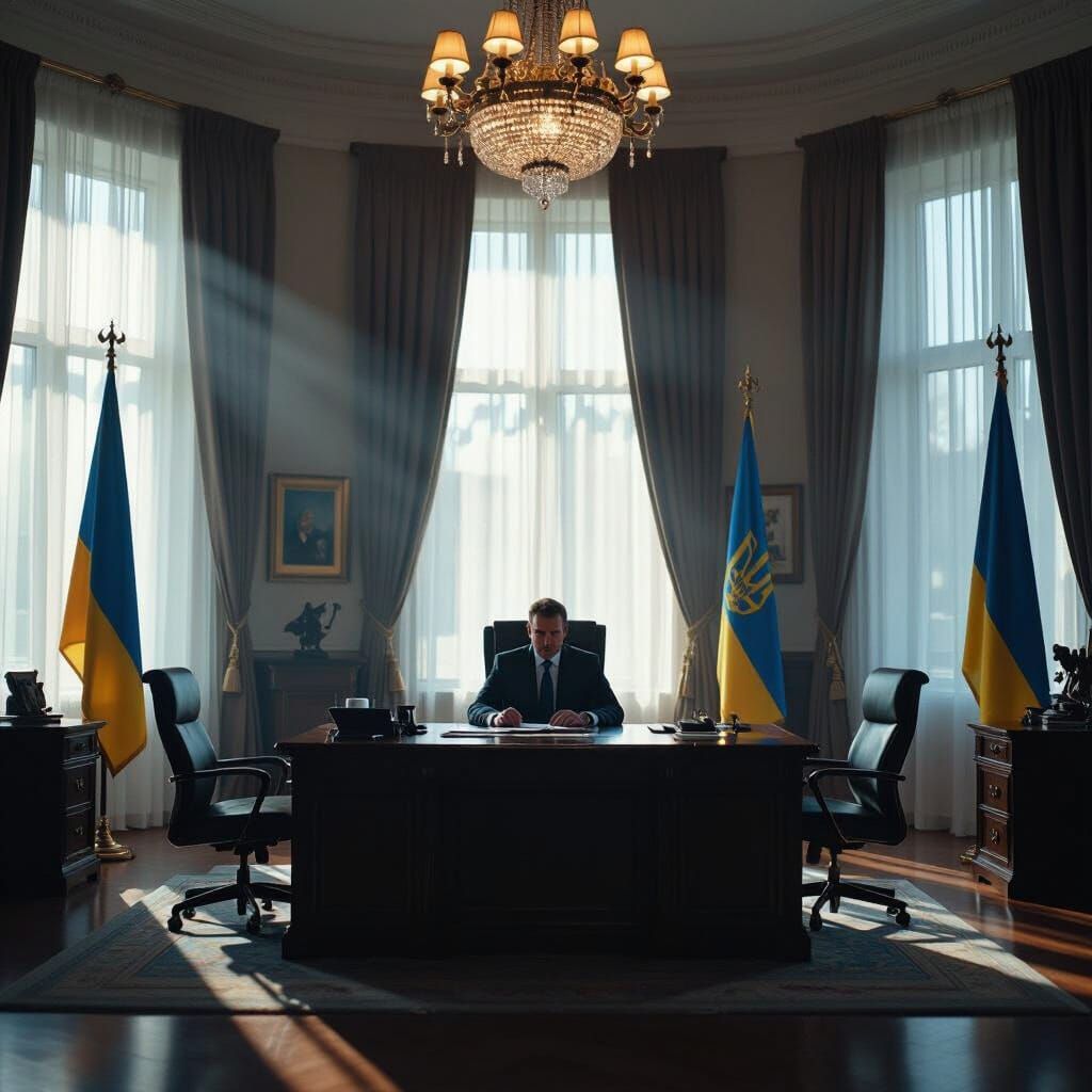 Presidential Office Ukraine in Venice Cinematic Film Still
