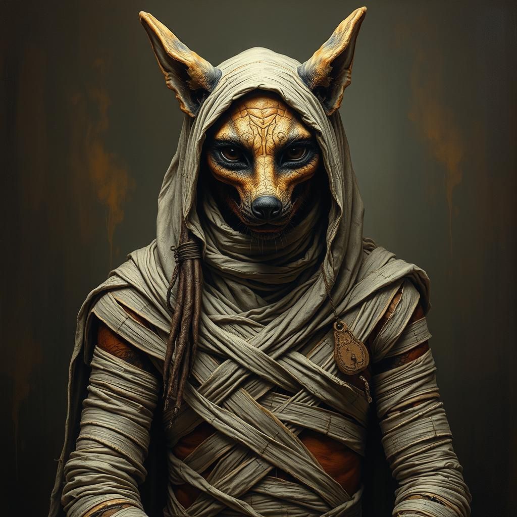 Ancient Egyptian Hybrid Mummy Goddess