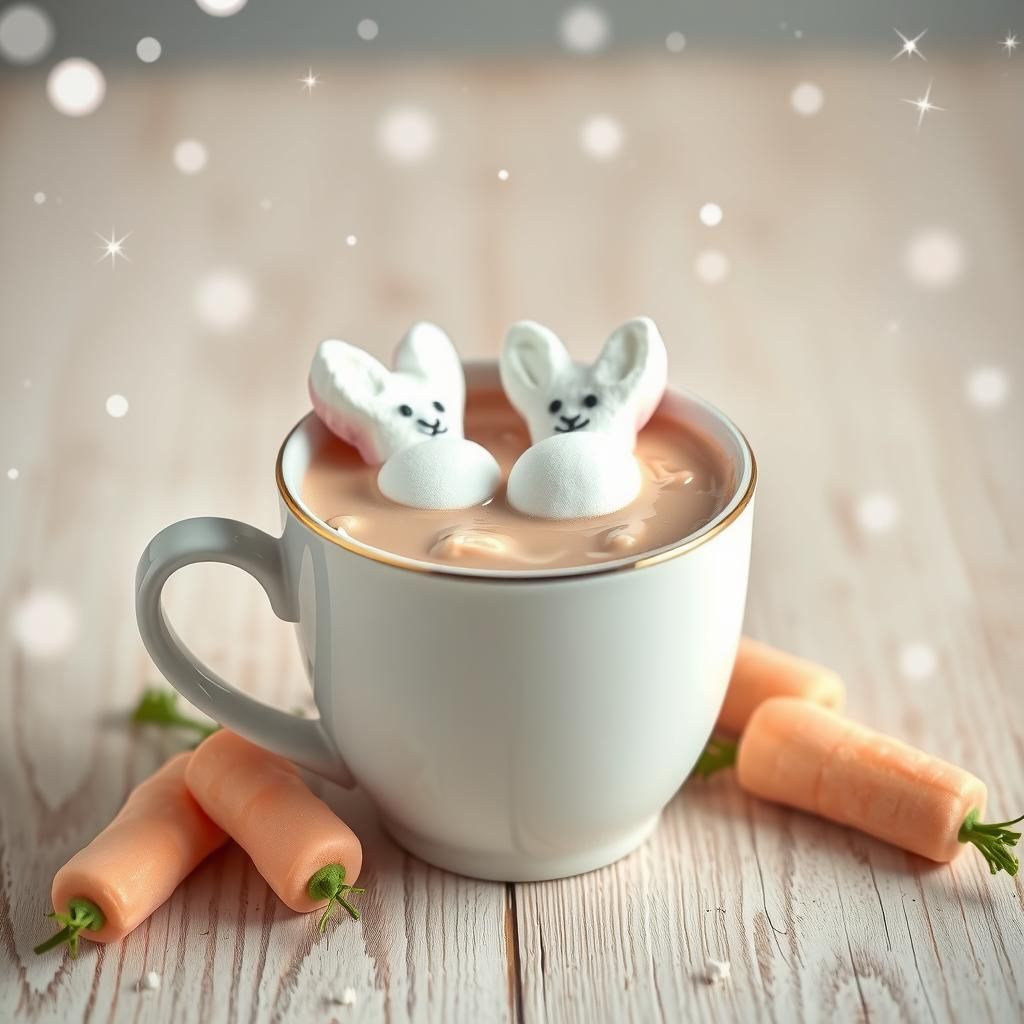 Bunny Marshmallow Hot Chocolate Photo