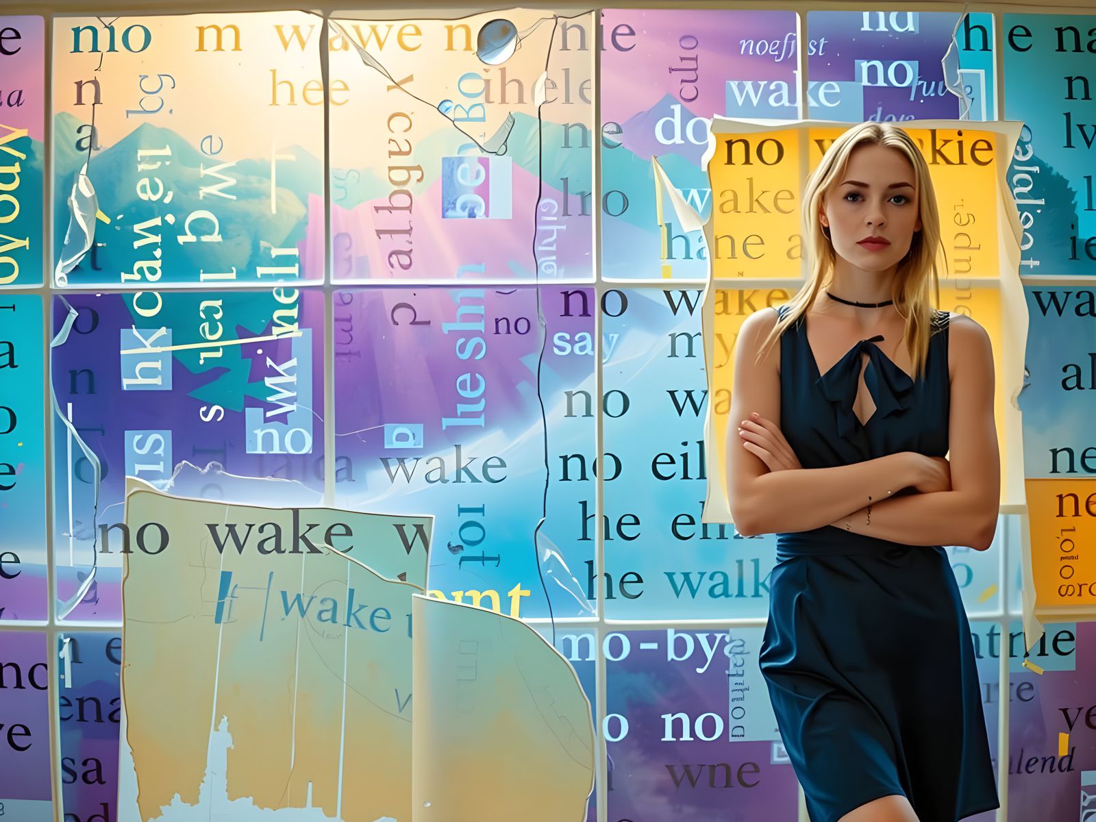 Mysterious Page Drenched in Chiaroscuro