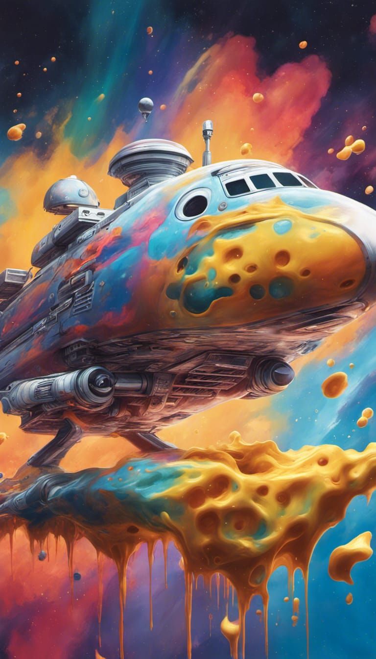 Cheese Space ship.