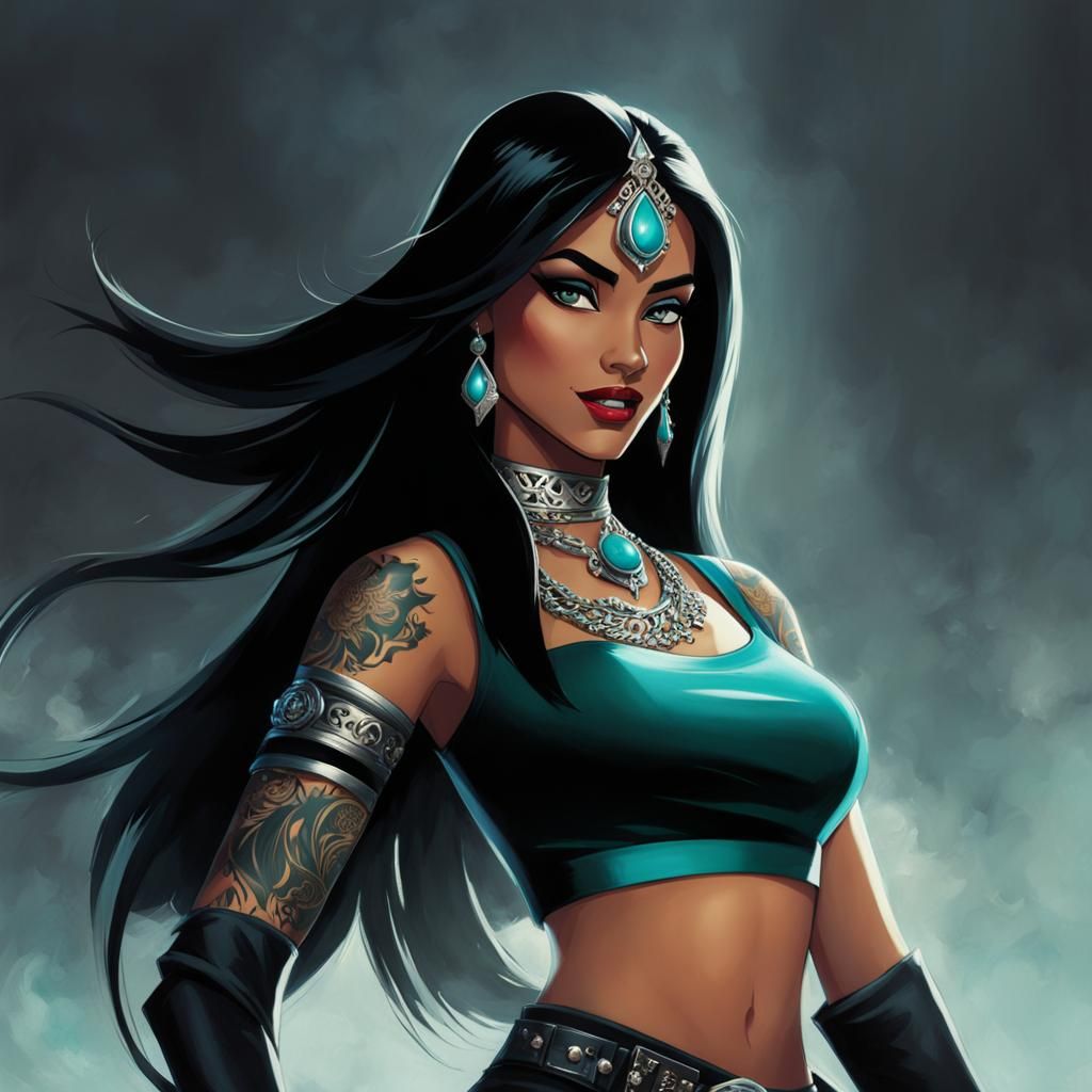 Heavy Metal Princess Jasmine in Concert