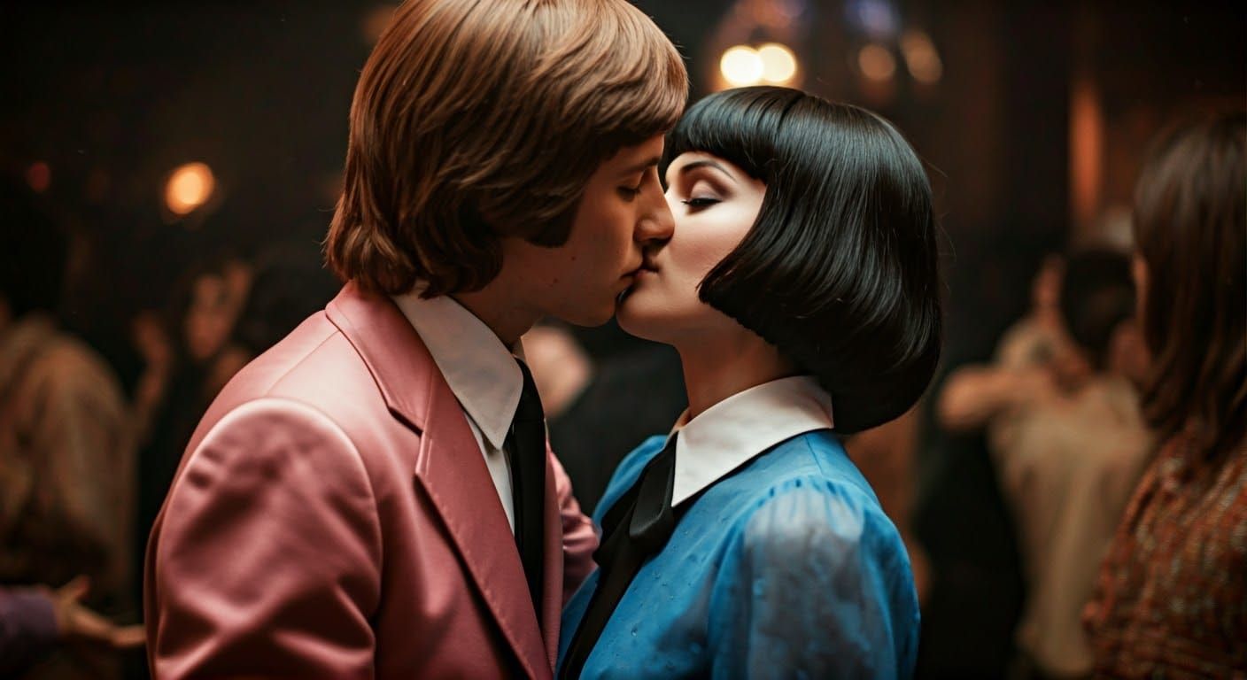 Cinematic Close-Up Portraits in a 1970s Nightclub