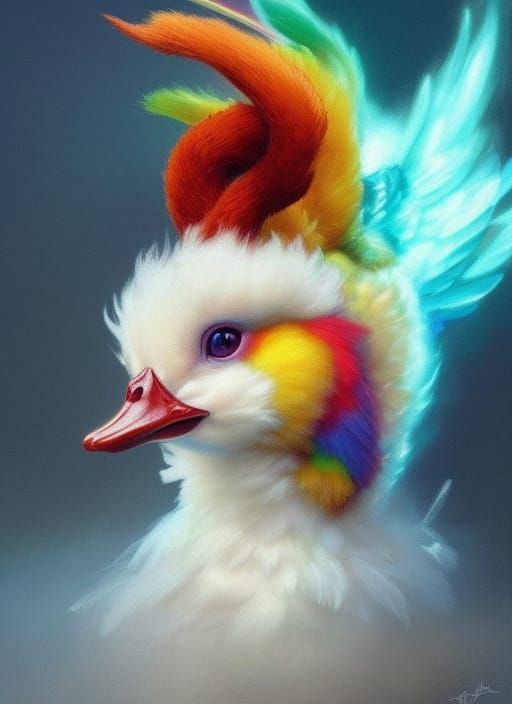 fluffy duck