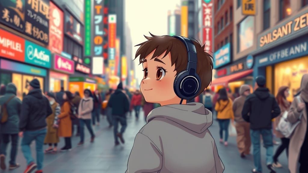 Serenely Adapting to the City in Vibrant Color